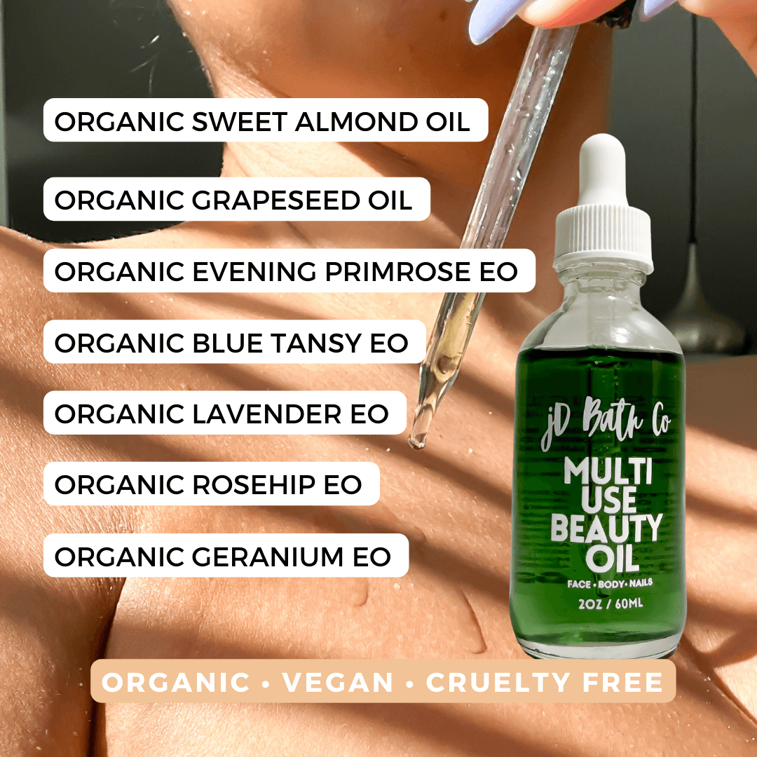 Multi Use Skin Clearing Blue Oil - jD Bath Co