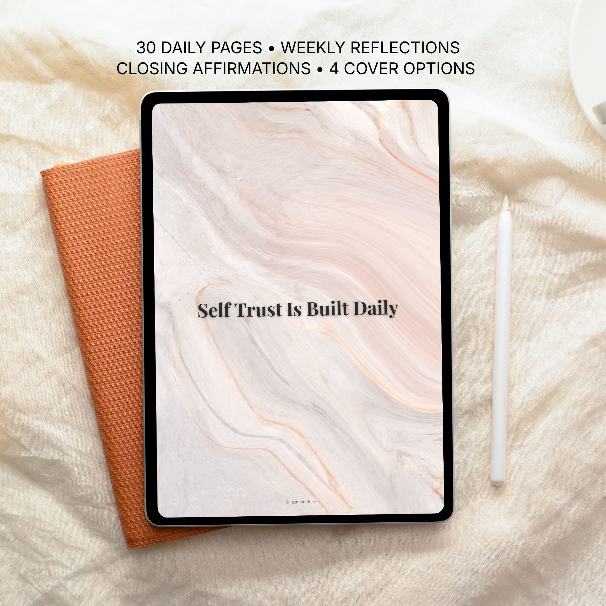 Self Trust 30-Day Digital Journal | Inner Voice & Boundaries (Digital Journal)