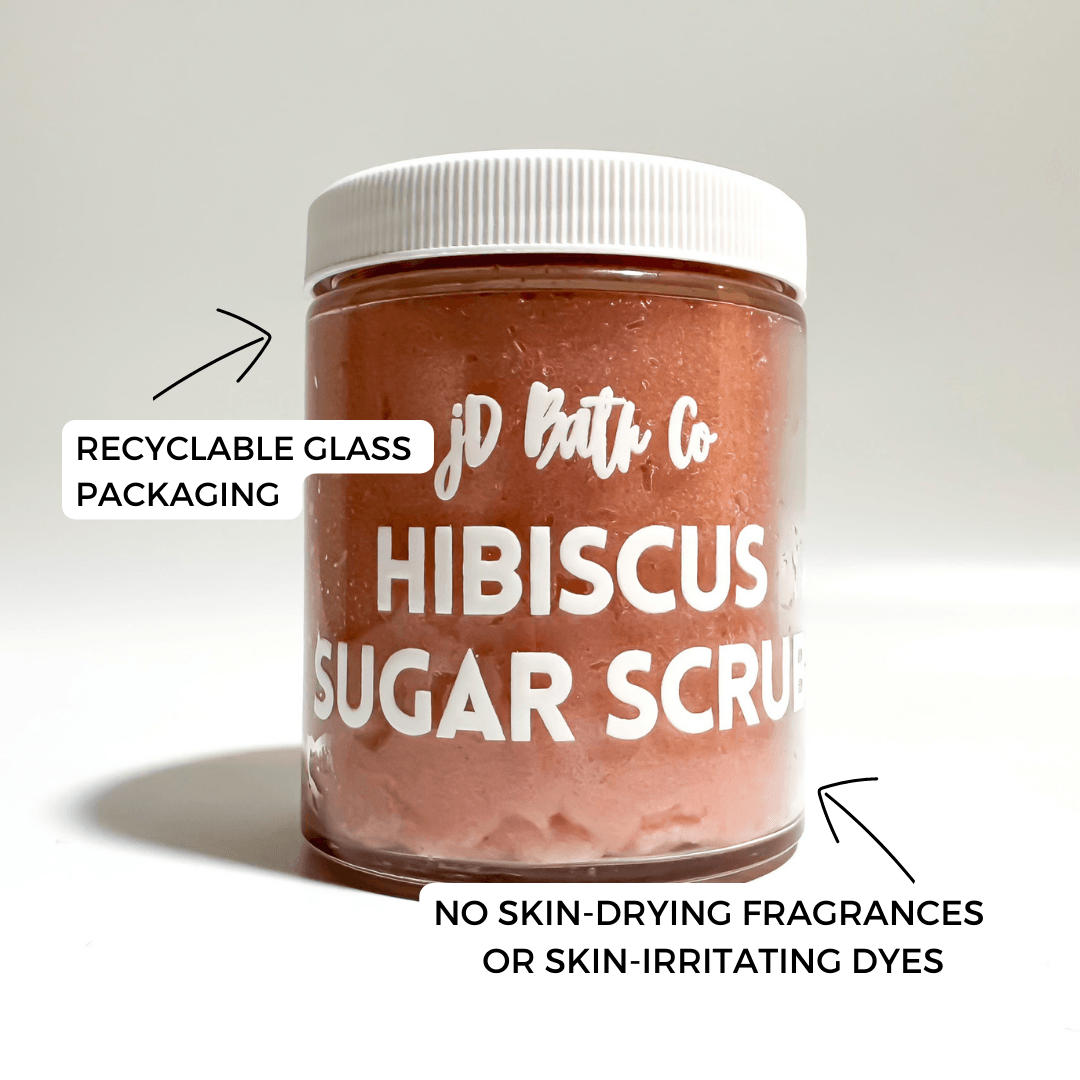 Hibiscus Sugar Scrub - jD Bath Co