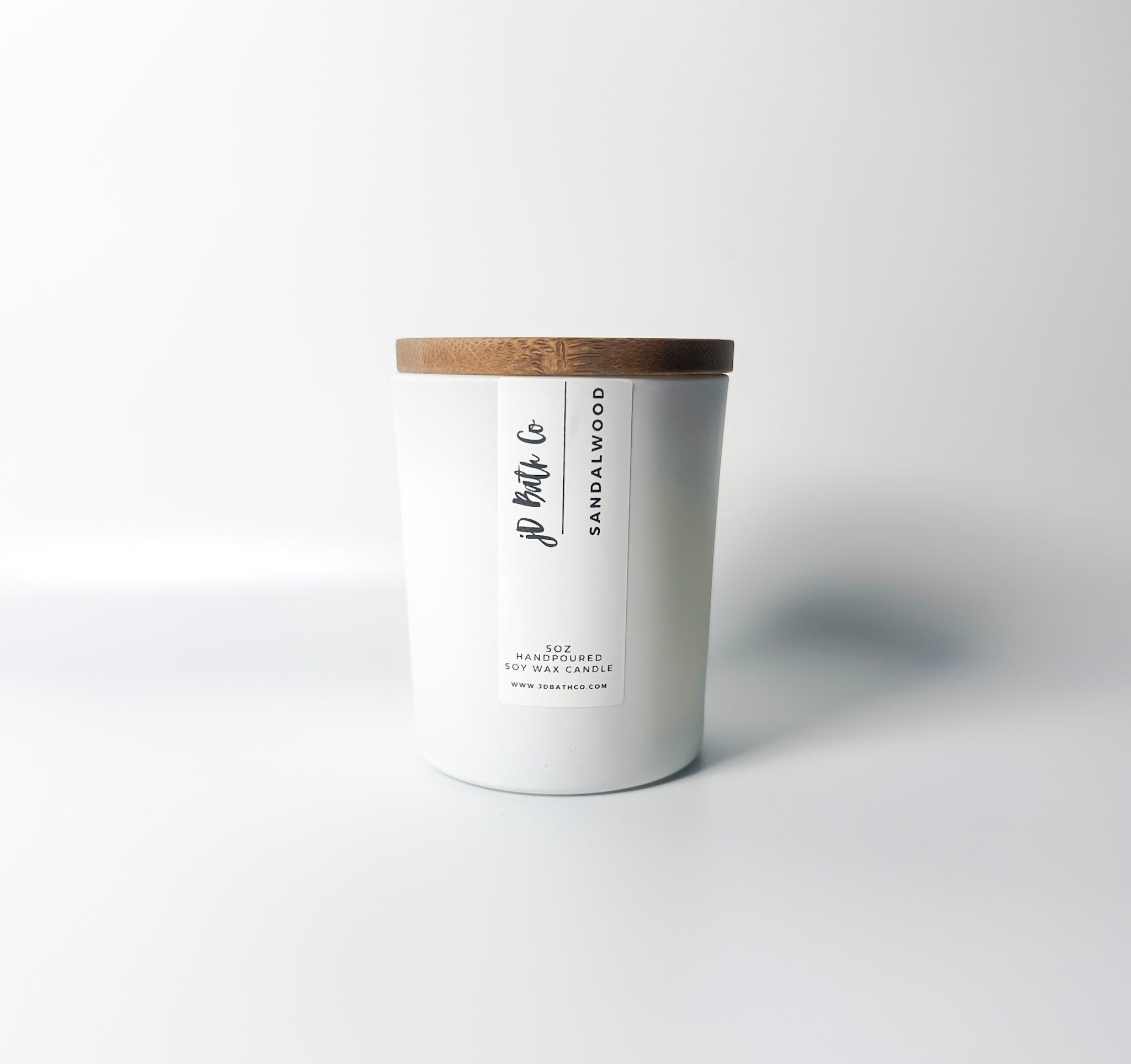 Sandalwood Soy Candle – Warm Wood Scented Candle