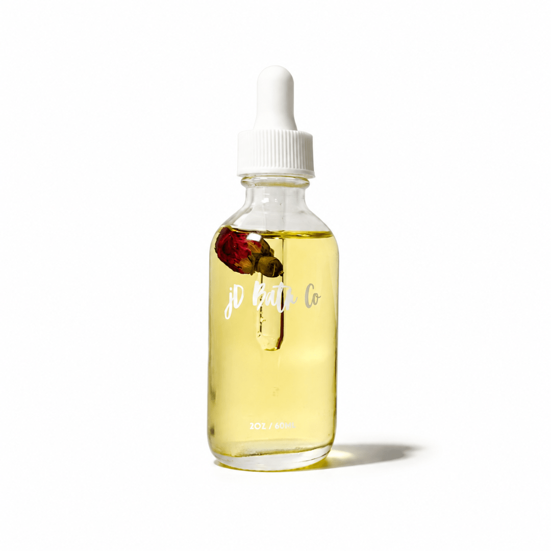 Body Oil for Dry Skin – 2oz Rose Oil Hydrating Body Oil | Moisturizing Body Oil for Glowing Skin - jD Bath Co-ET-26378636121