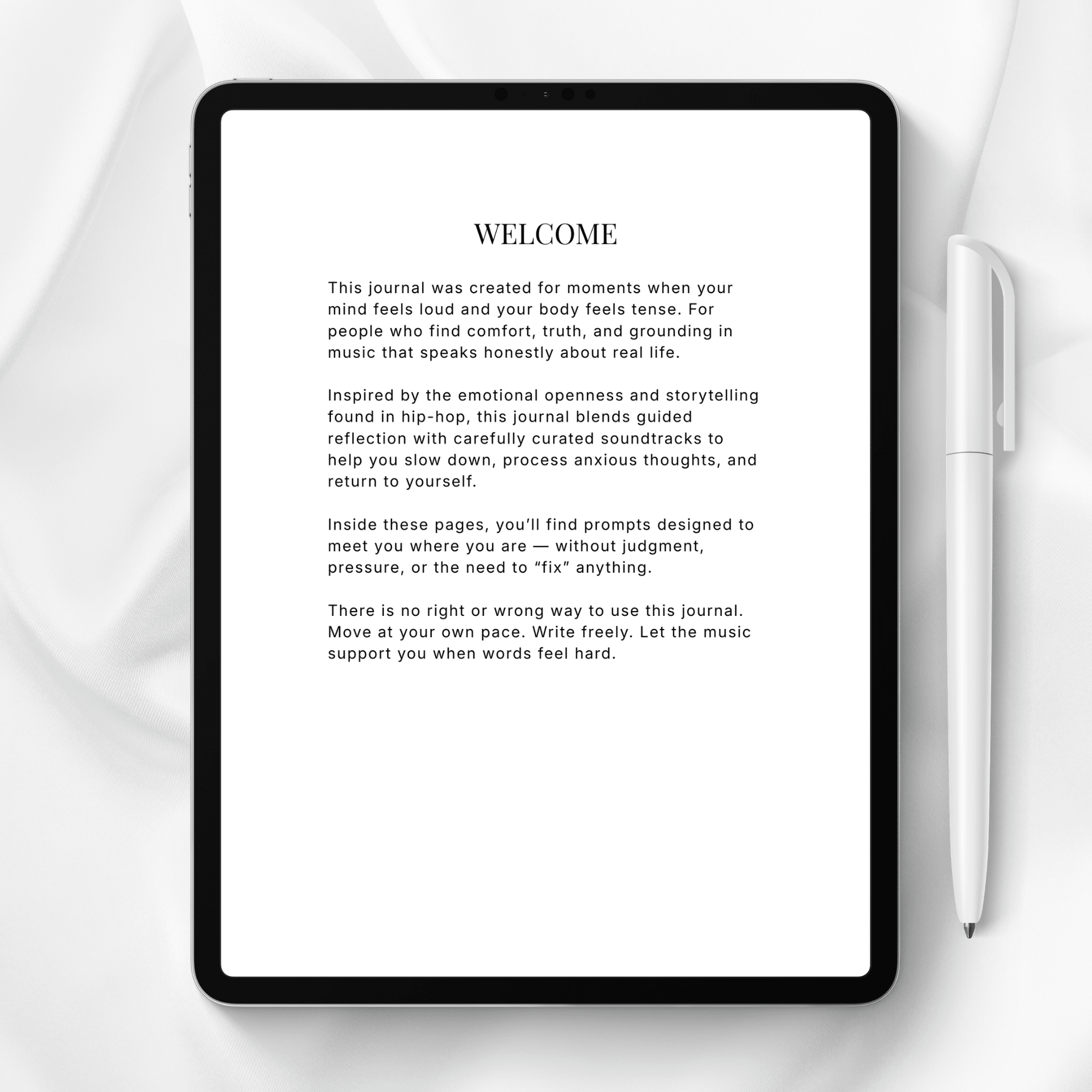 Hip Hop Inspired Anxiety Reset Journal for Women (Digital Download) - jD Bath Co - 